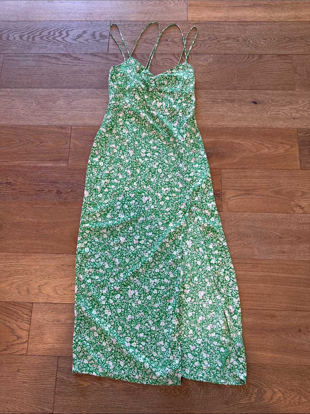 NWT Zara Corsetry-Inspired Floral Dress - M